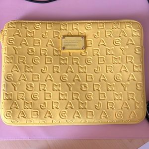 Marc by March Jacobs Yellow laptop sleeve
